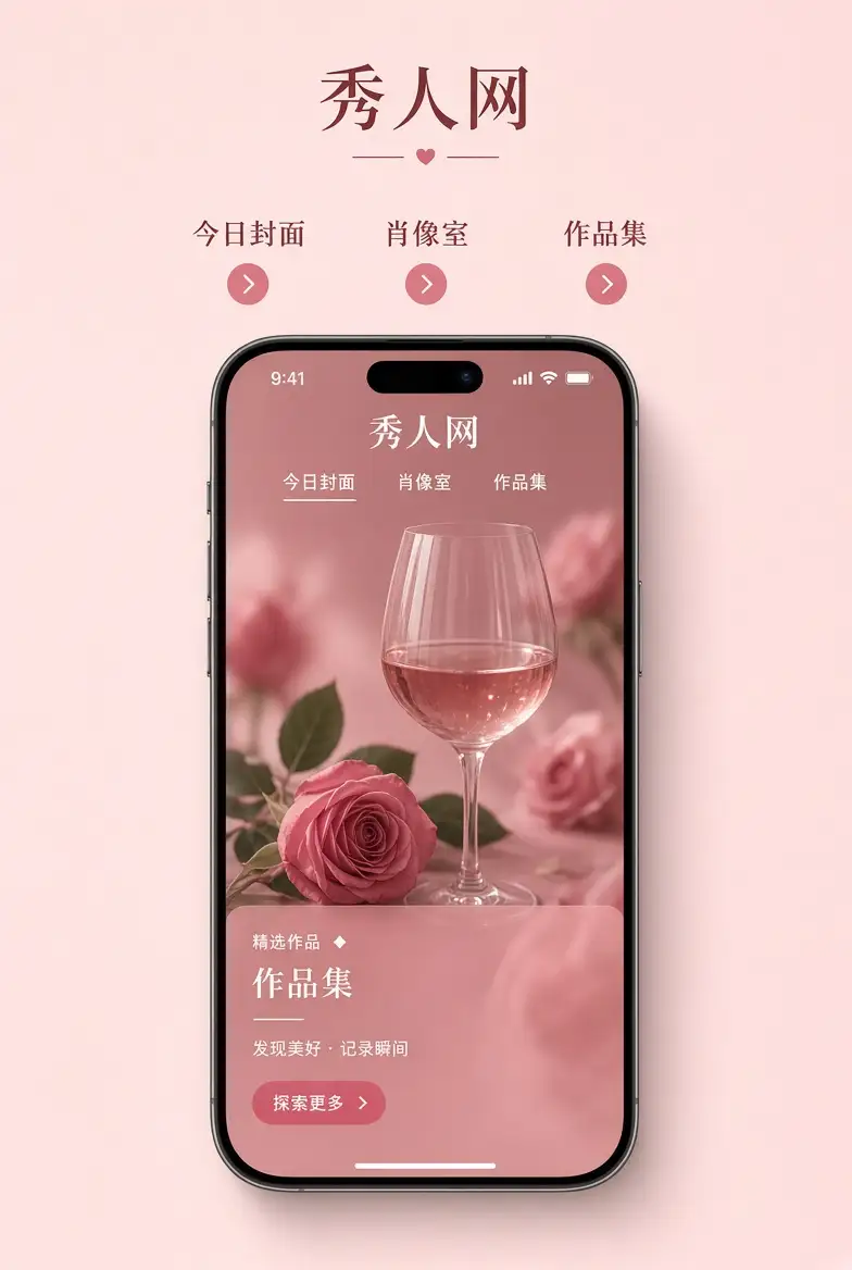 秀人网移动阅读界面